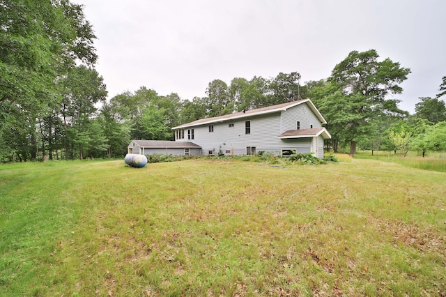 21682 Rebel Rd, Center Twp, MN 56465 - view of green lawn with view of scattered trees