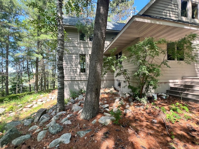 view of side of home