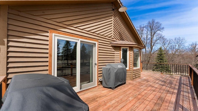 12468 Hermosa Beach Rd NW, Alexandria, MN 56308 - wooden deck featuring grilling area