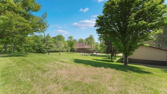12468 Hermosa Beach Rd NW, Alexandria, MN 56308 - view of grassy yard featuring a pole building