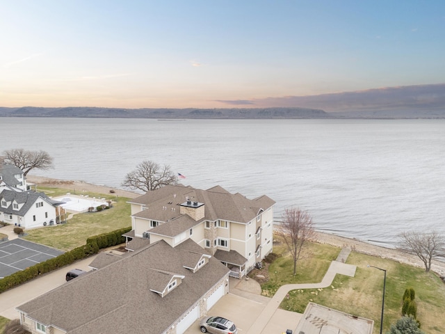 200 Michigan St Unit 1, Lake City, MN 55041 - aerial view at dusk featuring a water view
