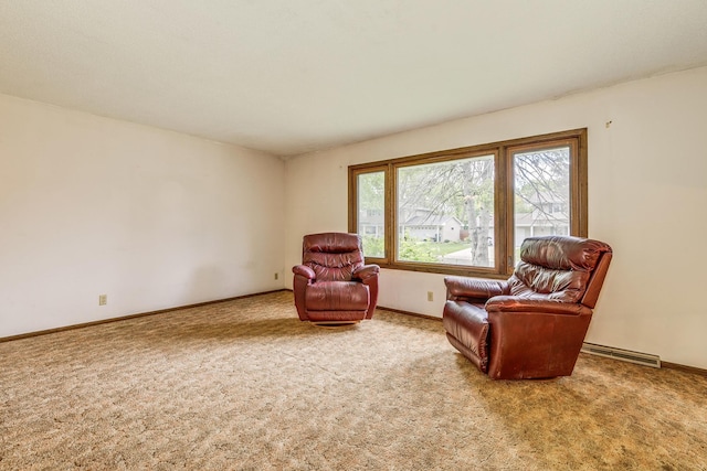 980 Carlton Dr, Shoreview, MN 55126 - living area featuring carpet and baseboards