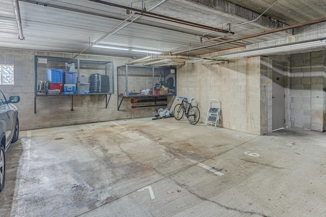 630 Main St N Unit 308, Stillwater, MN 55082 - parking garage with concrete block wall