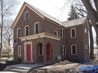 696 Hawthorne Ave E, Saint Paul, MN 55106 - view of front facade with brick siding