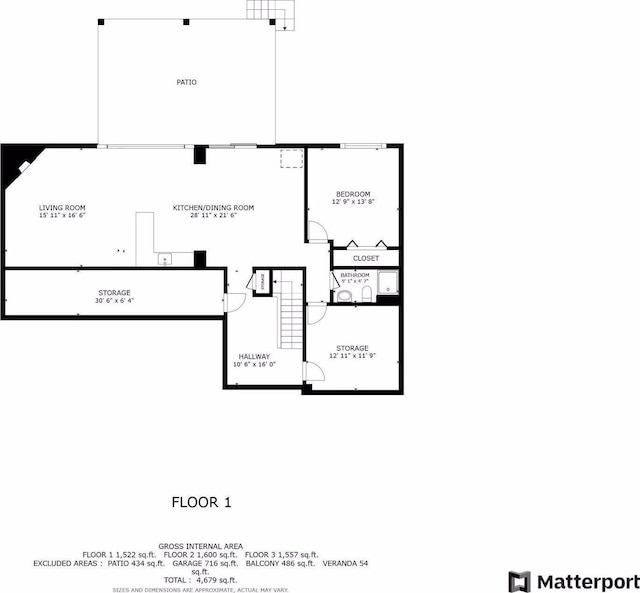 20413 Everton Trl N, Forest Lake, MN 55025 - floor plan