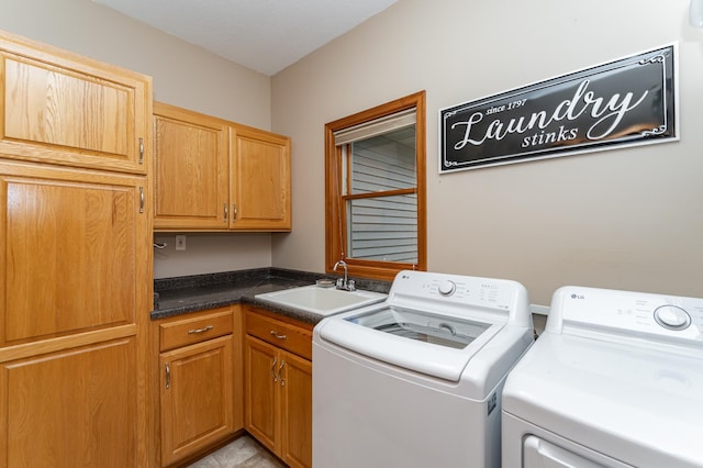 1125 Riverwood Dr SW, Oronoco, MN 55960 - washroom with washing machine and dryer and cabinet space