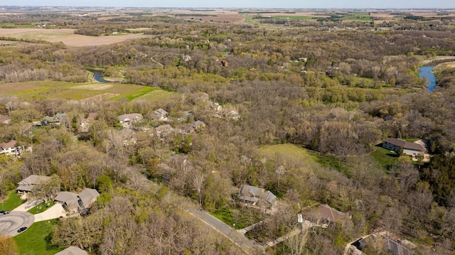 1125 Riverwood Dr SW, Oronoco, MN 55960 - view of property location with a nearby body of water and a heavily wooded area