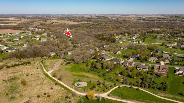 1125 Riverwood Dr SW, Oronoco, MN 55960 - aerial view of property and surrounding area featuring nearby suburban area