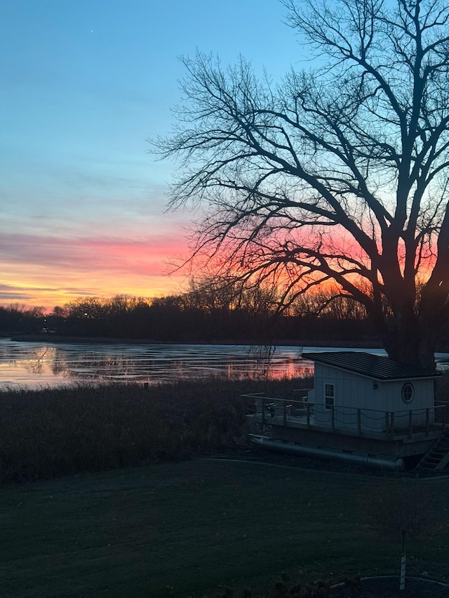 property view of water