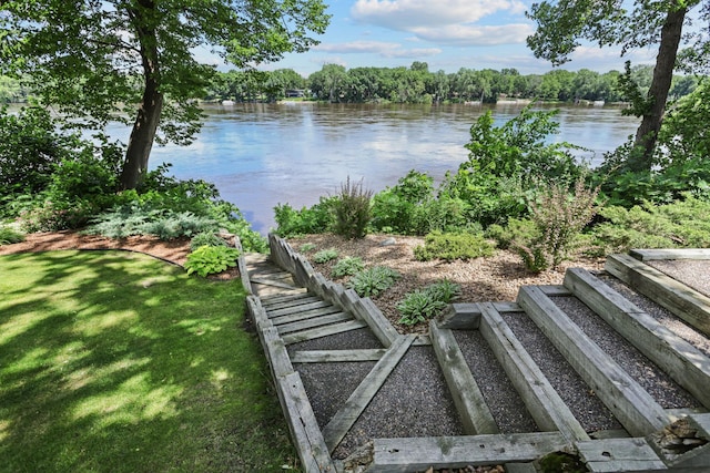 view of water feature