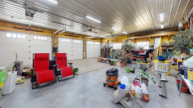 46174 County Highway 35, Vergas, MN 56587 - garage featuring a garage door opener