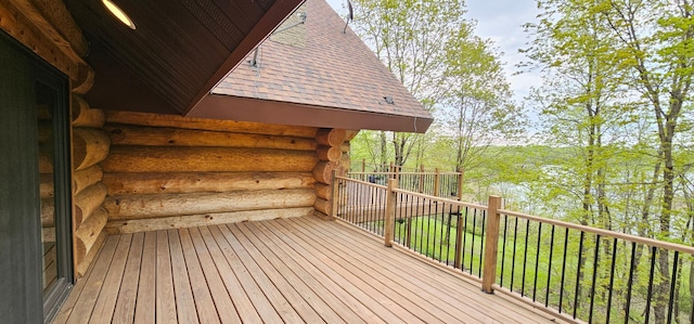 46174 County Highway 35, Vergas, MN 56587 - view of wooden deck