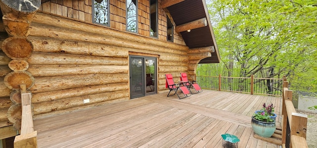 46174 County Highway 35, Vergas, MN 56587 - view of wooden deck