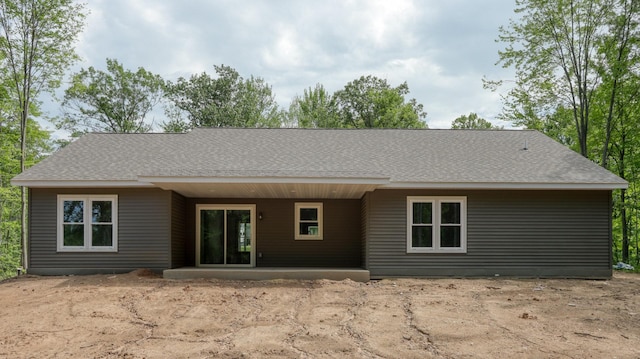24888 65th Ave, Sigel Twp, WI 54727 - back of house with a shingled roof