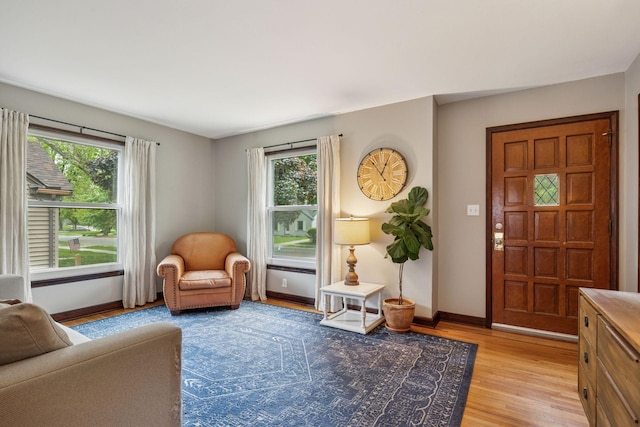 3011 Brunswick Ave S, Saint Louis Park, MN 55416 - entrance foyer with light wood-type flooring and baseboards