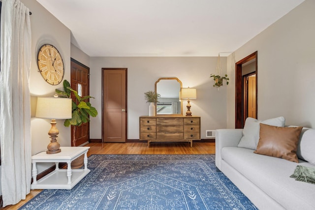 3011 Brunswick Ave S, Saint Louis Park, MN 55416 - living room featuring wood finished floors and baseboards