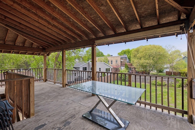 1208 University Ave NE, Minneapolis, MN 55413 - view of wooden terrace