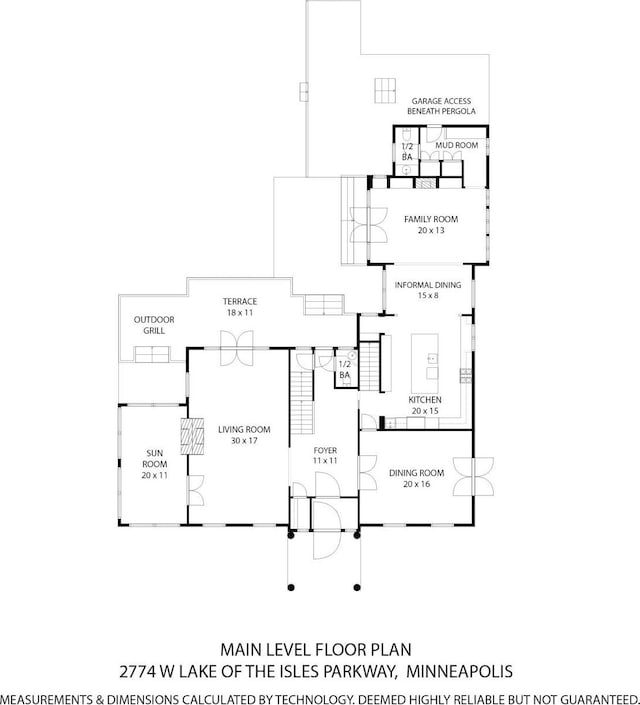 2774 Lake Of The Isles Pkwy, Minneapolis, MN 55416 - view of floor plan / room layout