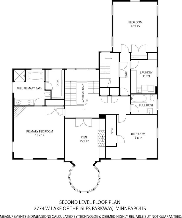 2774 Lake Of The Isles Pkwy, Minneapolis, MN 55416 - view of floor plan / room layout