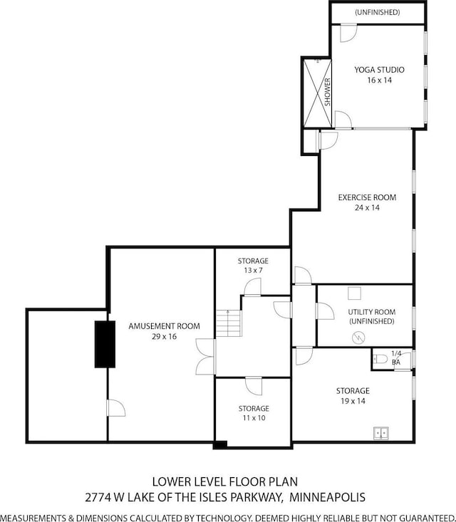 2774 Lake Of The Isles Pkwy, Minneapolis, MN 55416 - view of property floor plan