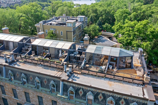 14 Grove St Unit 14A, Minneapolis, MN 55401 - drone / aerial view of a heavily wooded area