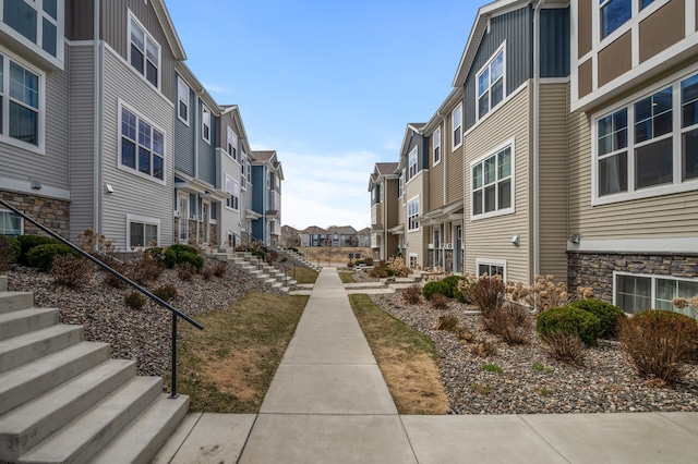 view of community with a residential view
