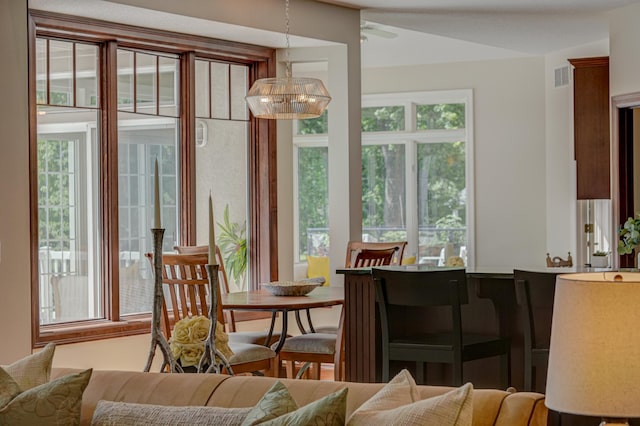 926 Kohlman Ln, Maplewood, MN 55109 - living area with a chandelier