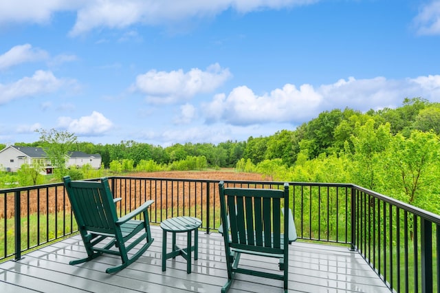9769 Jeremiah Ct NE, Hanover, MN 55341 - view of wooden terrace