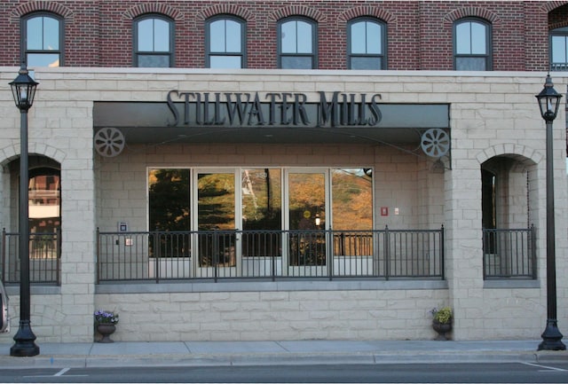 350 Main St N Unit 230, Stillwater, MN 55082 - doorway to property with stone siding