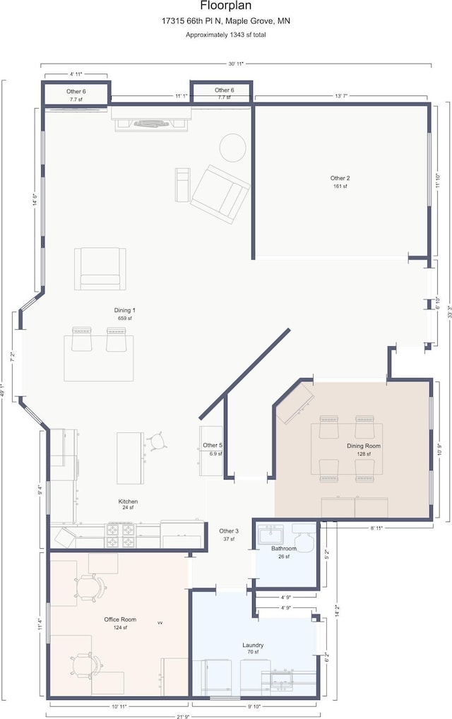 17299 66th Pl N, Maple Grove, MN 55311 - view of home floor plan