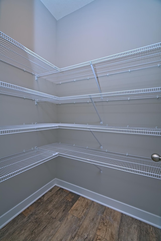 view of storage area