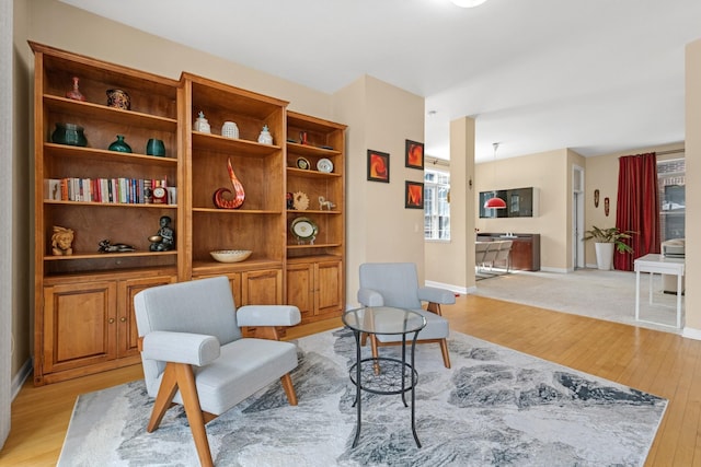831 River Mews Ct, Minneapolis, MN 55414 - living area featuring light wood-type flooring