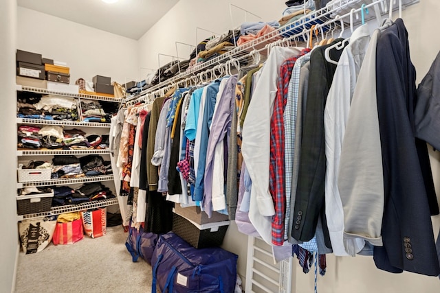 831 River Mews Ct, Minneapolis, MN 55414 - walk in closet featuring carpet flooring