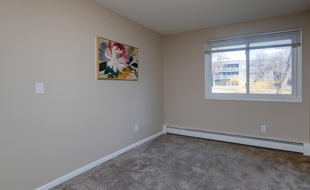 2930 Blaisdell Ave Unit 124, Minneapolis, MN 55408 - empty room with carpet flooring, baseboard heating, and baseboards