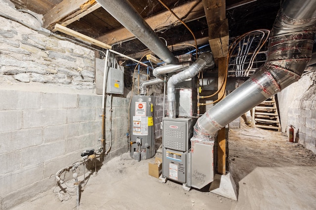 utilities with gas water heater