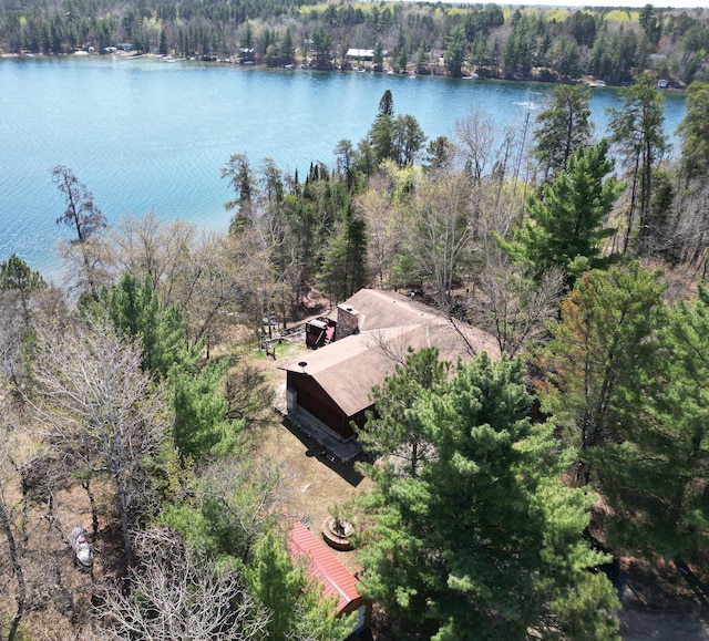 22612 Greenwood Loop, Park Rapids, MN 56470 - view of subject property featuring a nearby body of water and a heavily wooded area