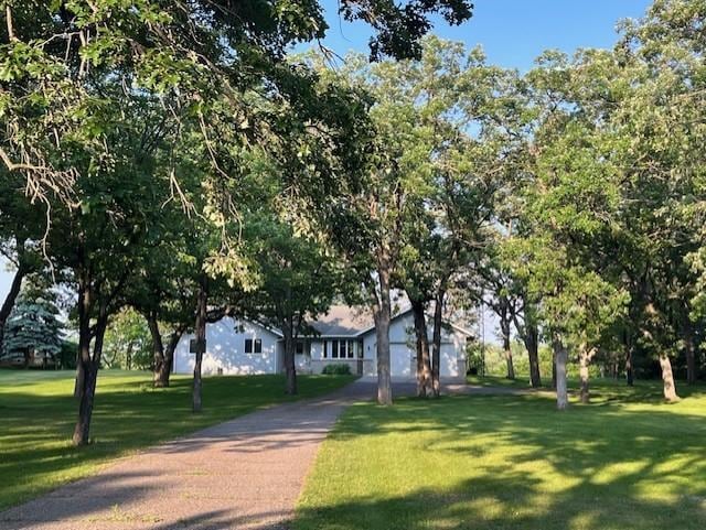 4762 383rd St, Sartell, MN 56377 - single story home featuring a front lawn and asphalt driveway