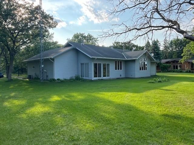 4762 383rd St, Sartell, MN 56377 - back of house with a yard