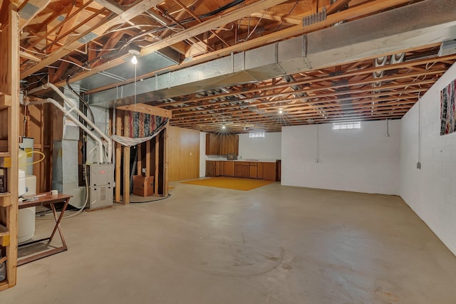 4762 383rd St, Sartell, MN 56377 - unfinished basement with heating unit