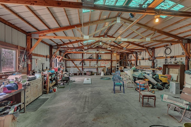 4762 383rd St, Sartell, MN 56377 - garage with a workshop area