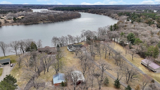 4762 383rd St, Sartell, MN 56377 - drone / aerial view of a large body of water