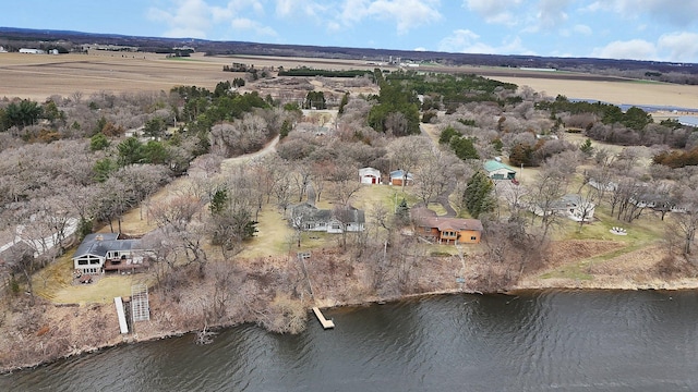 4762 383rd St, Sartell, MN 56377 - aerial view of property's location with a nearby body of water