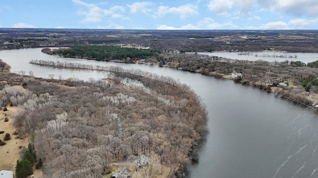 4762 383rd St, Sartell, MN 56377 - aerial view of a nearby body of water and a forest