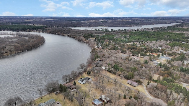 4762 383rd St, Sartell, MN 56377 - aerial overview of property's location with a large body of water