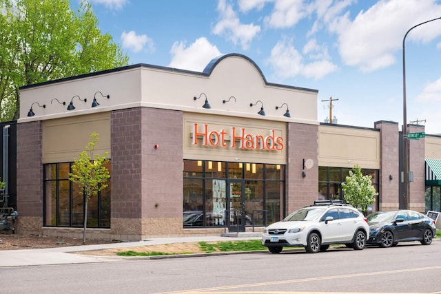 view of commercial property