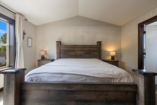 1030 Bellaire Blvd NW, Isanti, MN 55040 - bedroom featuring vaulted ceiling