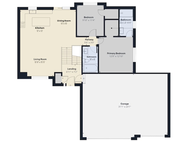 1214 Olivia St SE, New Prague, MN 56071 - floor plan / room layout