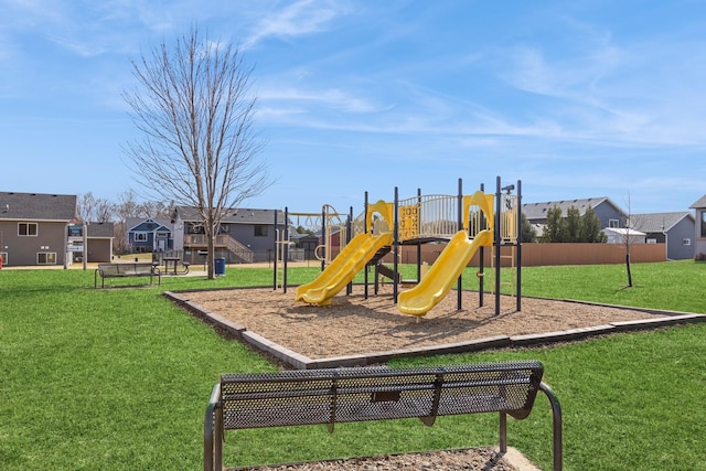 413 Fawn Run, Kenyon, MN 55946 - communal playground with a yard and a residential view