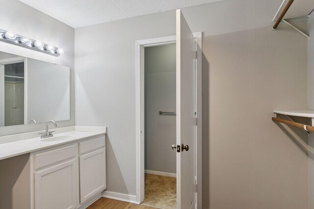1903 Silver Bell Rd Unit 314, Eagan, MN 55122 - bathroom featuring vanity and a textured ceiling