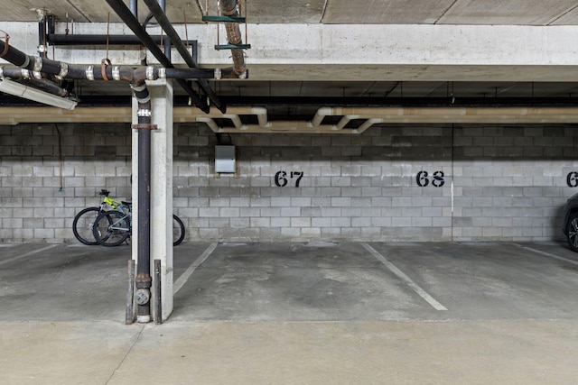 1903 Silver Bell Rd Unit 314, Eagan, MN 55122 - parking garage with concrete block wall